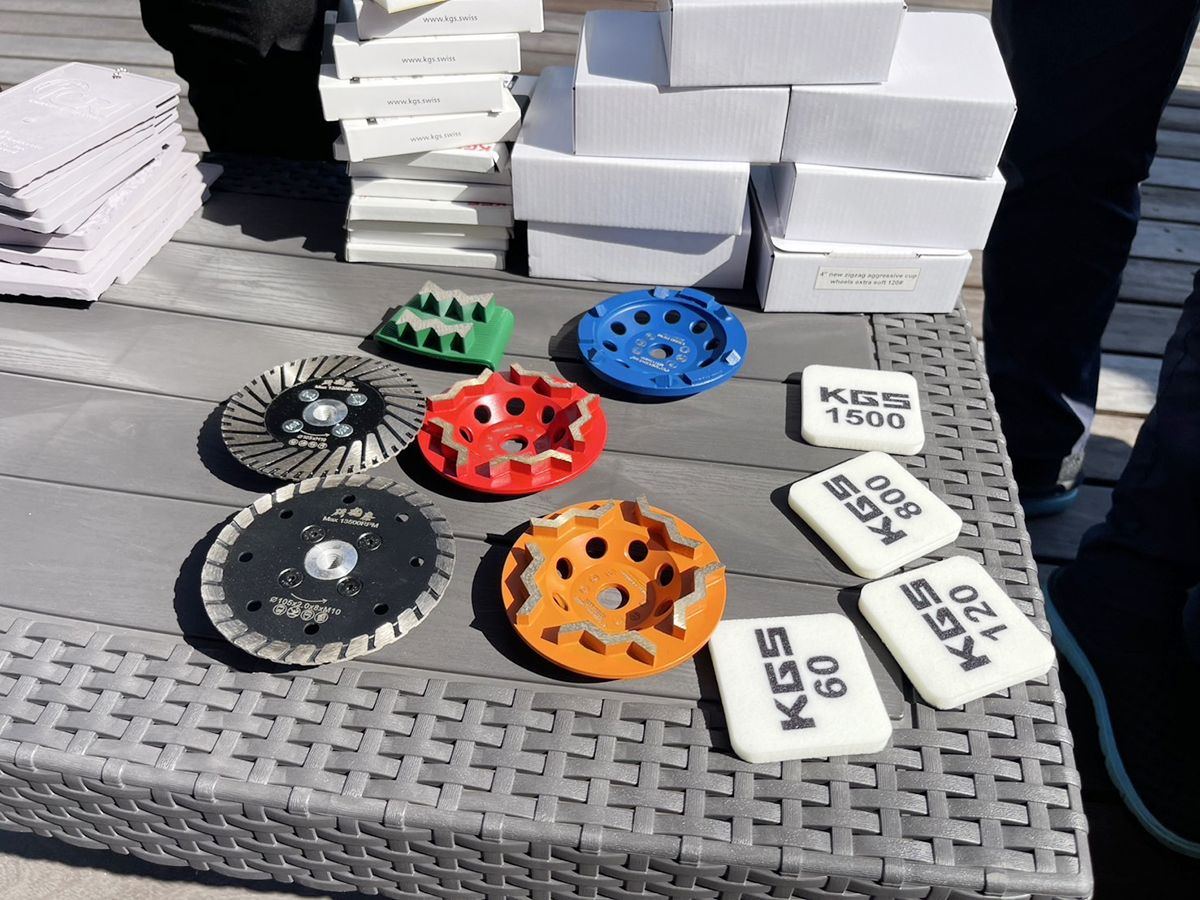 コンクリート床研磨・研磨仕上げ消耗品