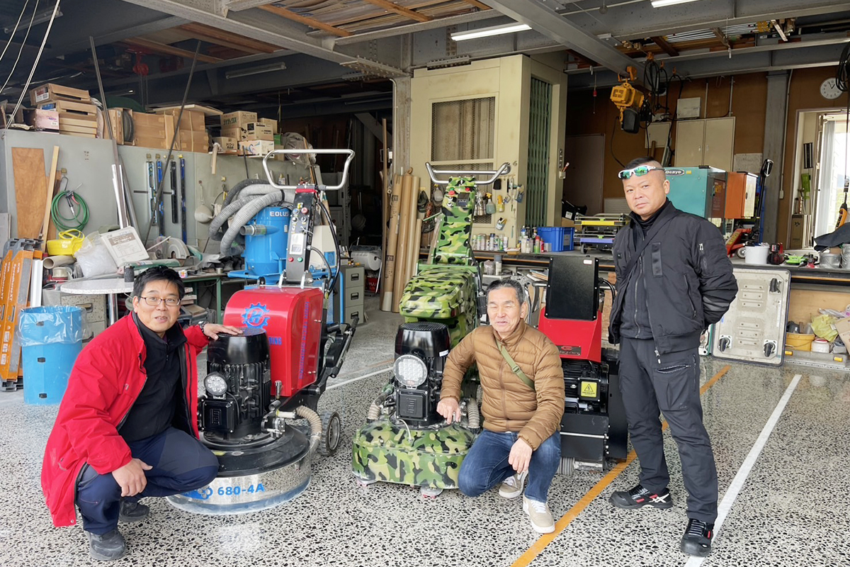 コンクリート研磨仕上げ日本一の安さ・低価格