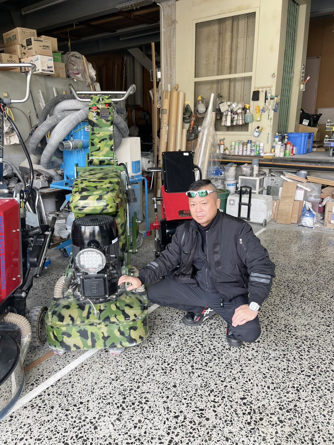 コンクリート床の仕上げ機械化施工での機械選定